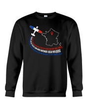 AIRPLANE GIFTS - FRANCE FLAG ALPHABET Crewneck Sweatshirt thumbnail