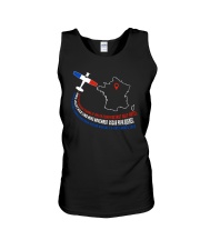 AIRPLANE GIFTS - FRANCE FLAG ALPHABET Unisex Tank thumbnail