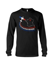AIRPLANE GIFTS - FRANCE FLAG ALPHABET Long Sleeve Tee thumbnail