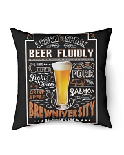 HARD CIDER BEER CRAFT BREWE BREWNIVERSITY Indoor Pillow tile