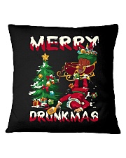 DRUNK SANTA Square Pillowcase thumbnail