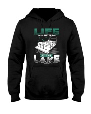 PONTOON BOAT GIFT - LIFE IS BETTER AT THE LAKE Hooded Sweatshirt tile