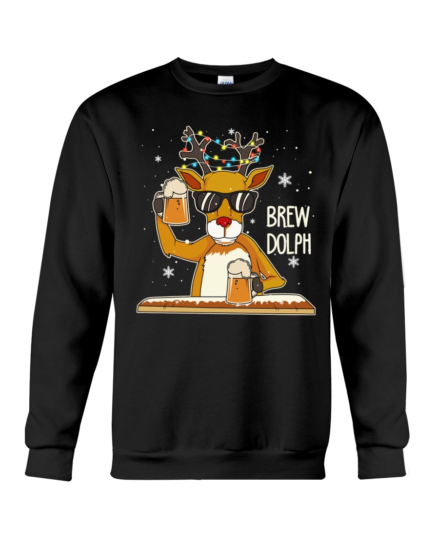 CRAFT BEER AND BREWING - BREW DOLPH Crewneck Sweatshirt