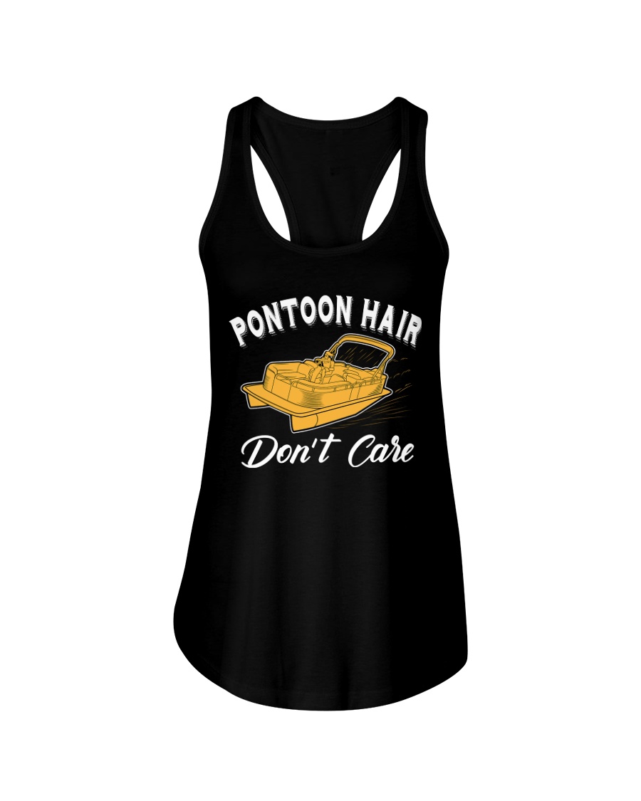 PONTOON BOAT GIFT - PONTOON HAIR Ladies Flowy Tank