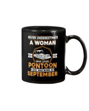 PONTOON BOAT GIFT - SEPTEMBER PONTOON WOMAN Mug thumbnail
