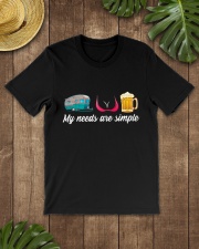 CRAFT BEER LOVER - CAMPING AND GIRLS AND BEST BEER Classic T-Shirt lifestyle-mens-crewneck-front-18