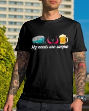 CRAFT BEER LOVER - CAMPING AND GIRLS AND BEST BEER Classic T-Shirt lifestyle-mens-crewneck-front-8