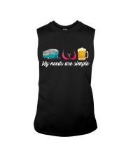 CRAFT BEER LOVER - CAMPING AND GIRLS AND BEST BEER Sleeveless Tee thumbnail