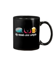 CRAFT BEER LOVER - CAMPING AND GIRLS AND BEST BEER Mug thumbnail