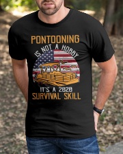 PONTOON BOAT GIFTS - 2020 SURVIVAL SKILL Classic T-Shirt apparel-classic-tshirt-lifestyle-front-52