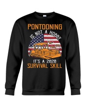 PONTOON BOAT GIFTS - 2020 SURVIVAL SKILL Crewneck Sweatshirt thumbnail