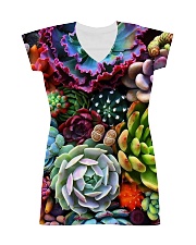 succulents flowers All-over Dress thumbnail