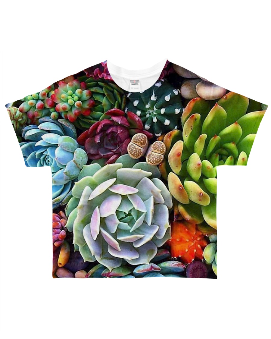 succulents flowers All-over T-Shirt