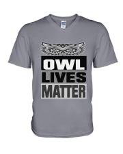 OWL LIVES MATTER T SHIRT V-Neck T-Shirt thumbnail