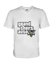 Grand Theft Auto V V-Neck T-Shirt thumbnail