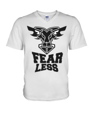Fear Less Black Goat Shirt Farmer Shirt Goat Shirt V-Neck T-Shirt thumbnail