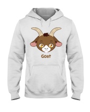 Cute Goat Head Cartoon Goat Shirt Farmer Shirt Goa Hooded Sweatshirt thumbnail