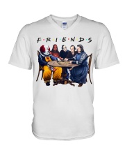 Horror Friends V-Neck T-Shirt thumbnail