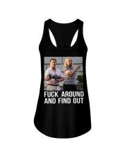 Fuck Around And Find Out Ladies Flowy Tank tile