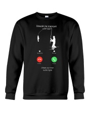 J ETAIS SUR MON AUTRE LINGNE Crewneck Sweatshirt thumbnail