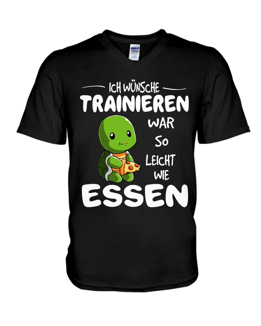 ICH WUNSCHE V-Neck T-Shirt