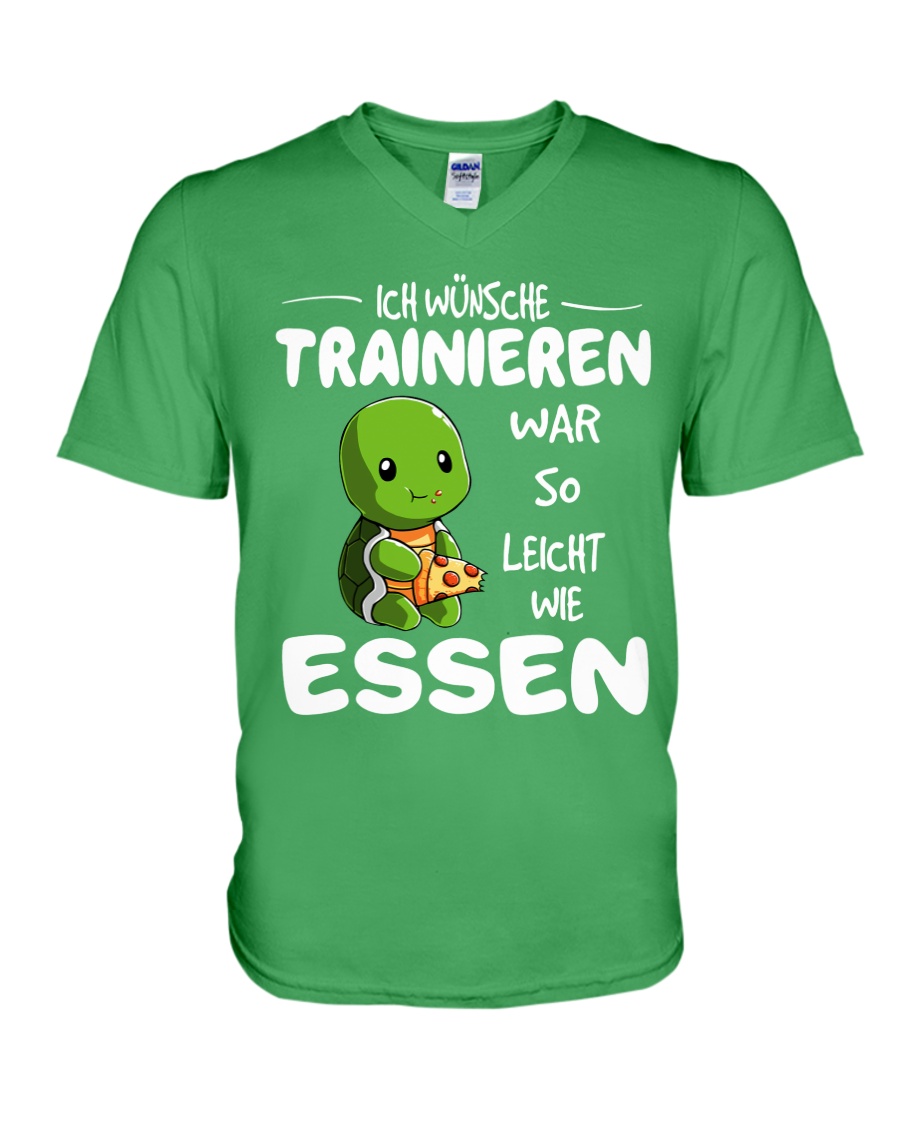 ICH WUNSCHE V-Neck T-Shirt