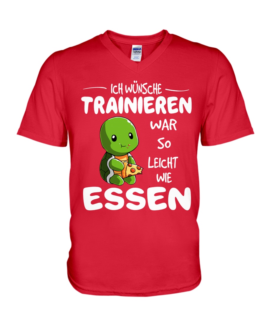 ICH WUNSCHE V-Neck T-Shirt