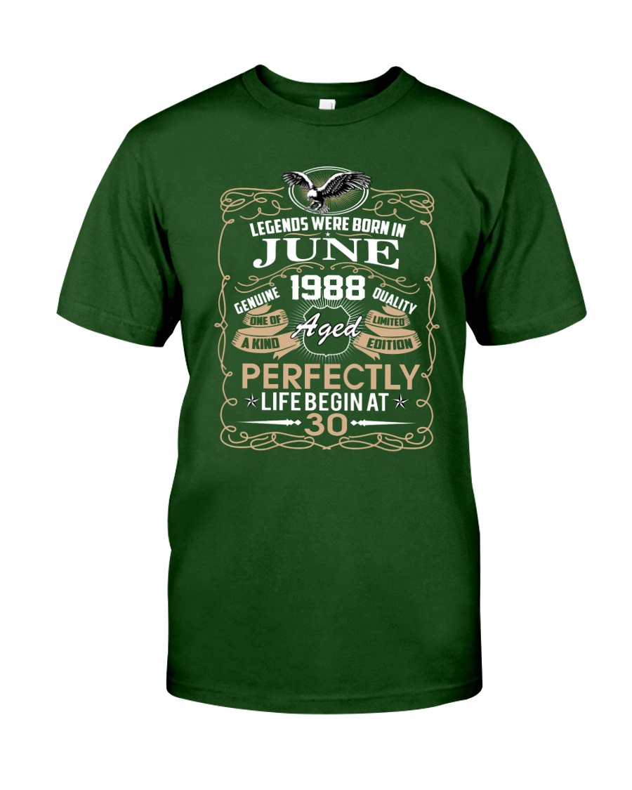 30th Birthday Gift - Legend were born in JUNE Classic T-Shirt