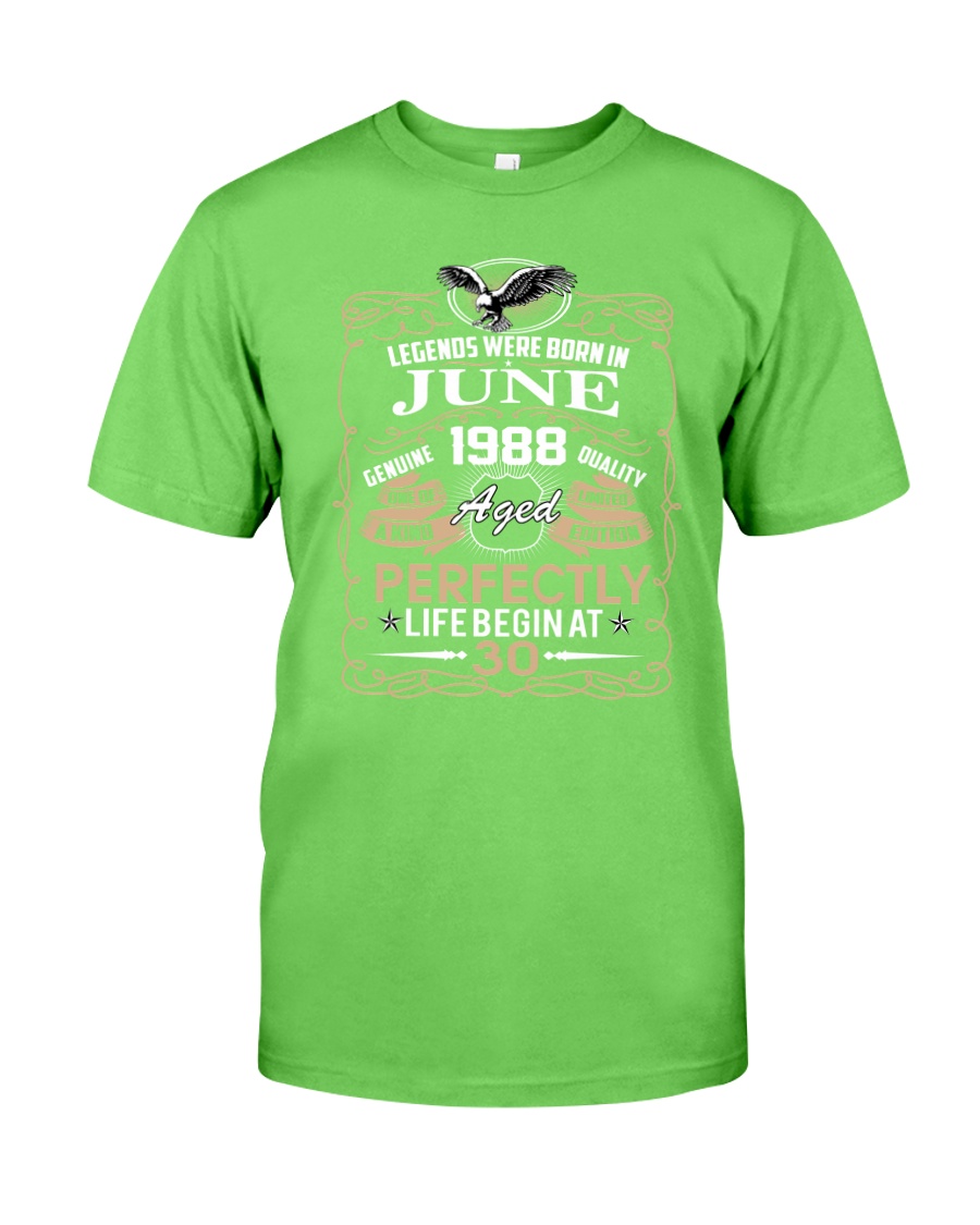 30th Birthday Gift - Legend were born in JUNE Classic T-Shirt