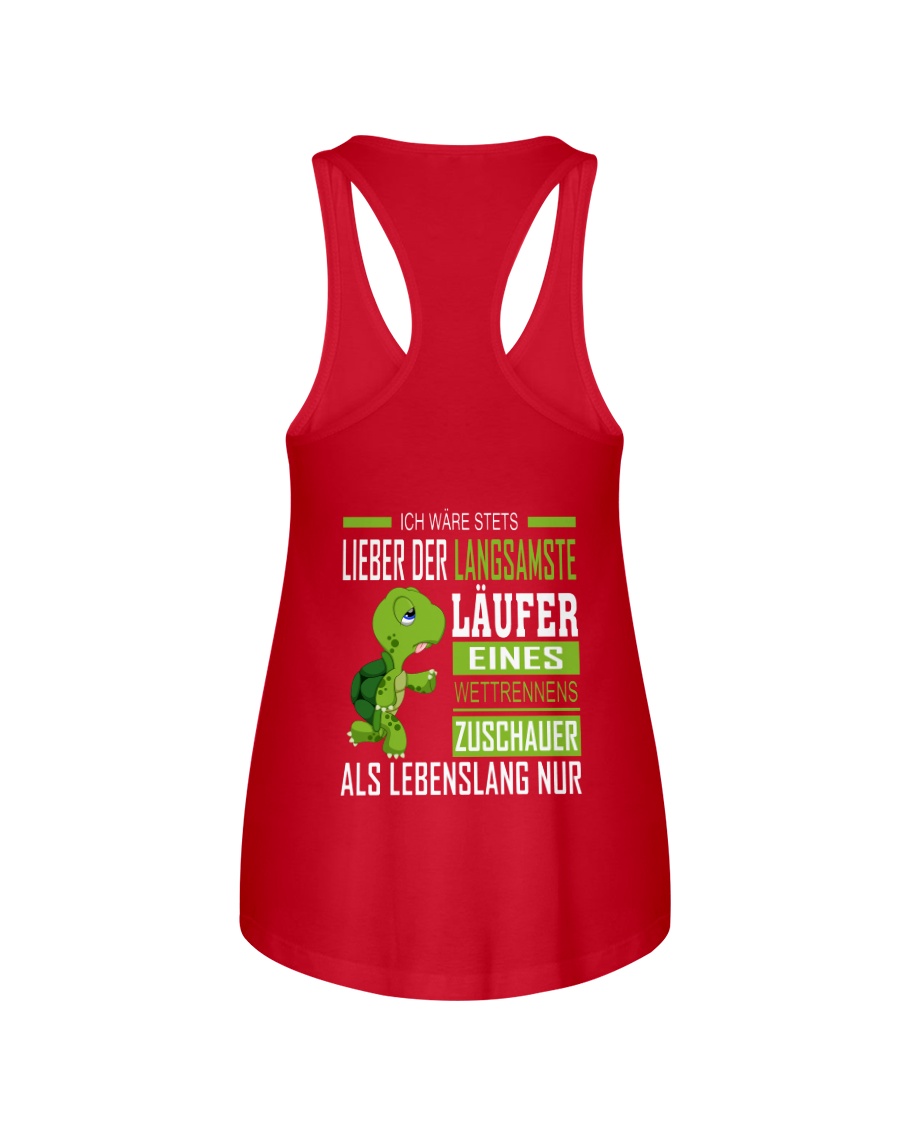 LIEBER DER LANGSAMSTE LAUFER Ladies Flowy Tank