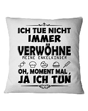 ICH TUE NICHT IMMER Square Pillowcase thumbnail
