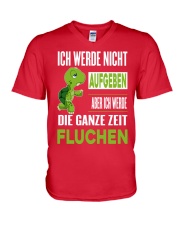 ICH WEDE NICHT AUFGEBEN V-Neck T-Shirt front