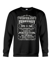 Born in February 1958 Crewneck Sweatshirt thumbnail