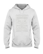 Born in February 1958 Hooded Sweatshirt thumbnail