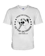 From The Streets To The Octagon V-Neck T-Shirt thumbnail
