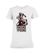 Ground And Pound Premium Fit Ladies Tee tile