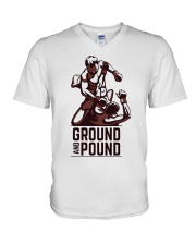Ground And Pound V-Neck T-Shirt tile
