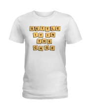 Settle it in the cage T shirt Ladies T-Shirt tile