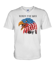 Ready For War V-Neck T-Shirt tile