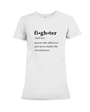 Fighter t shirt Premium Fit Ladies Tee tile