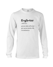 Fighter t shirt Long Sleeve Tee tile