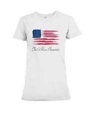 God Bless America Premium Fit Ladies Tee tile