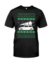 Christmas Tree Car Ugly Xmas Sweater Premium Fit Mens Tee thumbnail