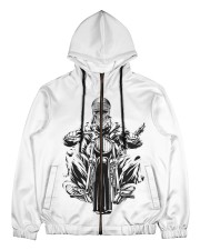 LoveMoto Men's All Over Print Full Zip Hoodie thumbnail