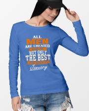 ONLY THE BEST ARE BORN IN JANUARY Long Sleeve Tee lifestyle-unisex-longsleeve-front-4
