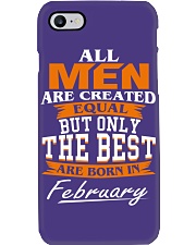 ONLY THE BEST ARE BORN IN FEBRUARY Phone Case i-phone-7-case