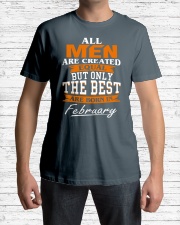 ONLY THE BEST ARE BORN IN FEBRUARY Classic T-Shirt lifestyle-mens-crewneck-front-1