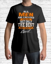 ONLY THE BEST ARE BORN IN APRIL Classic T-Shirt lifestyle-mens-crewneck-front-1