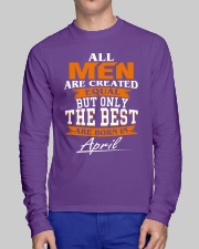 ONLY THE BEST ARE BORN IN APRIL Long Sleeve Tee lifestyle-unisex-longsleeve-front-1