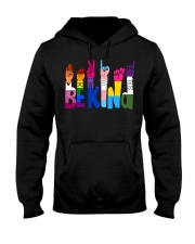 Be Kind Hand Signs LGBT Hooded Sweatshirt thumbnail